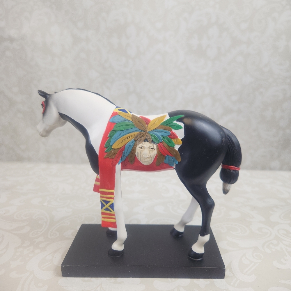 Painted Ponies Cheyenne Warrior Painted Horse Figurine - Picture 5 of 7